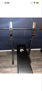 Gorilla Sport Halterbank - Fitnessbank, Ophalen, Zo goed als nieuw, Borst, Fitnessbank