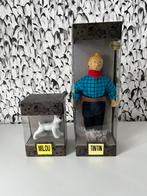 Kuifje en Bobby figuren uit Kuifje in Amerika, Verzamelen, Verzenden, Kuifje, Zo goed als nieuw, Beeldje of Figuurtje