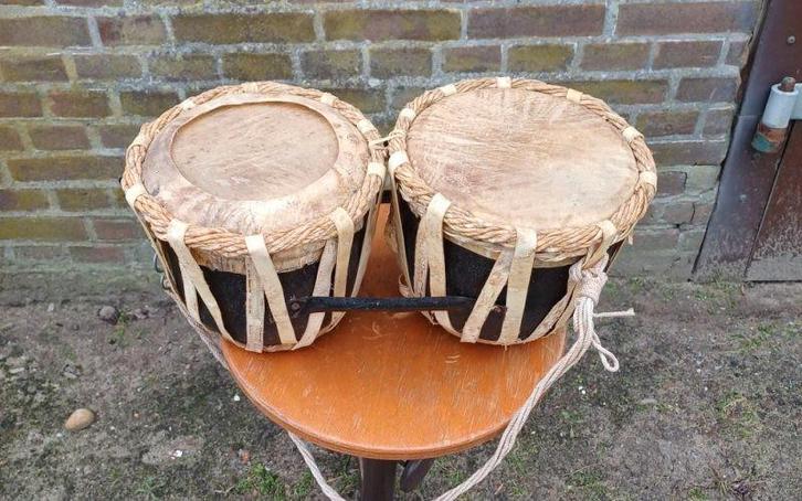 Authentieke bongoset, Muziek en Instrumenten, Percussie, Ophalen of Verzenden