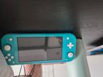 Switch lite met 4 spellen, Spelcomputers en Games, Spelcomputers | Nintendo Switch Lite, Ophalen, Turquoise, Gebruikt