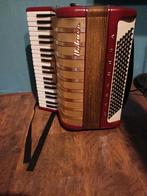 Hohner Marchesa 120 bas accordeon met koffer en rugtas, Muziek en Instrumenten, Accordeons, Gebruikt, Hohner, 120-bas, Met riemen