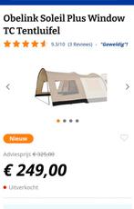 Gezocht Obelink Soleil Plus Window TC, Caravans en Kamperen, Tenten, Ophalen, Zo goed als nieuw