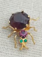 Vintage broche, Verzenden, Overige materialen, Broche, Met edelsteen