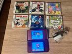 Nintendo DSi XL Burgundy + 6 Games (Compleet!), Spelcomputers en Games, Dsi, Ophalen of Verzenden, Rood, Gebruikt