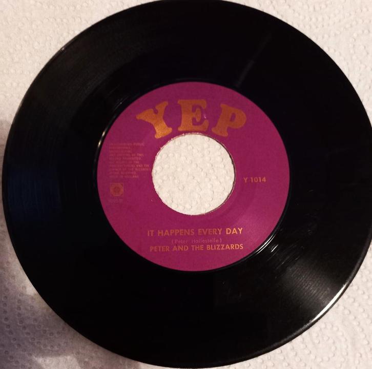 PETER AND THE BLIZZARDS ( COLD AS ICE ) nederbeat, Cd's en Dvd's, Vinyl Singles, Gebruikt, Single, Pop, 7 inch, Verzenden