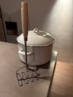 Soeppan met stamppot stamper, Huis en Inrichting, Ophalen, Nieuw, Overige materialen, Kookpan of Snelkookpan