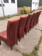 6 eethoek stoelen schapenleer, Ophalen of Verzenden