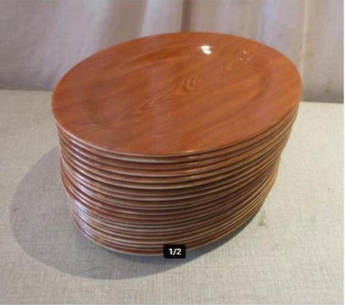 21 Dienbladen voor thee of koffie - Melamine - 30x22, Huis en Inrichting, Woonaccessoires | Dienbladen, Zo goed als nieuw, Kunststof