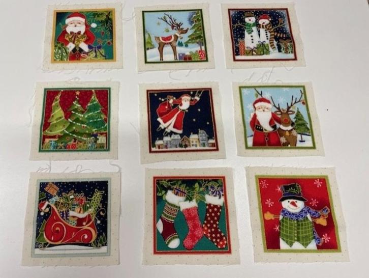 Quilt Fabrics 9 stuks, Hobby en Vrije tijd, Borduren en Borduurmachines, Nieuw, Overige typen, Handborduren, Ophalen of Verzenden