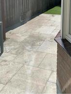 Natuursteen Wildverband Grijs (15-18m2), Tuin en Terras, Tegels en Klinkers, Ophalen, Gebruikt, Terrastegels, Natuursteen