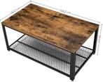 VASAGLE Salontafel in industrieel, Ophalen, 50 tot 100 cm, 100 tot 150 cm, Zo goed als nieuw