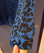 Aaiko blouse / top kobalt blauw / zwart luipaard mt L 39353, Blauw, Maat 42/44 (L), Ophalen of Verzenden, Aaiko