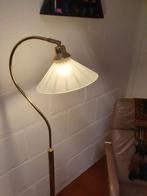 Messing vloerlamp, Ophalen, Zo goed als nieuw, Glas, 150 tot 200 cm