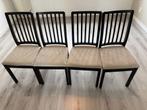 A set of four neat black chairs, Ophalen, Zo goed als nieuw, Zwart