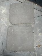 2 Grote Parasol Tegels, Doe-het-zelf en Verbouw, Tegels, Ophalen, 40 tot 60 cm, Gebruikt, Hardsteen