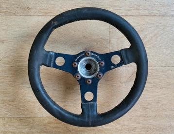 Vintage Italvolanti Indianapolis leren stuur jaren '60 beschikbaar voor biedingen