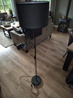 Zwarte Staande Lamp met Leeslamp, Huis en Inrichting, Ophalen of Verzenden, Zo goed als nieuw, 150 tot 200 cm