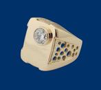 Zware 18 karaat Gouden Ring Herenring 0.75 crt Diamant, Jw, Verzenden, Heer, Nieuw