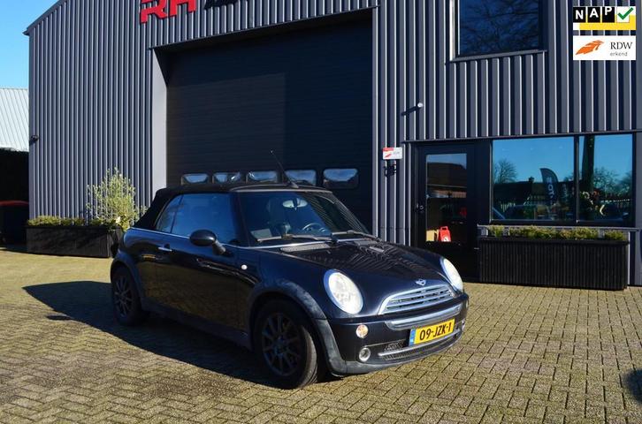 Mini Mini Cabrio 1.6 Cooper/AUTOMAAT/Open rijden met grote F, Auto's, Mini, Bedrijf, Te koop, Cabrio, ABS, Airbags, Airconditioning