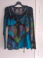 Exquiss's Top Maat S/M, Exquiss's, Blauw, Ophalen of Verzenden, Maat 36 (S)