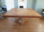 teak houten eettafel, Huis en Inrichting, Tafels | Eettafels, Ophalen, Gebruikt, 150 tot 200 cm, Vijf personen of meer