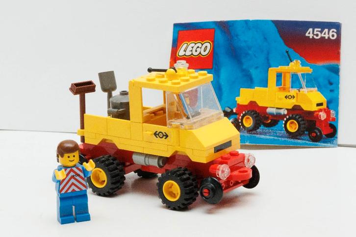 LEGO 4546 -1 Train: 9V: Weg en rail onderhoud., Kinderen en Baby's, Speelgoed | Duplo en Lego, Zo goed als nieuw, Lego, Complete set