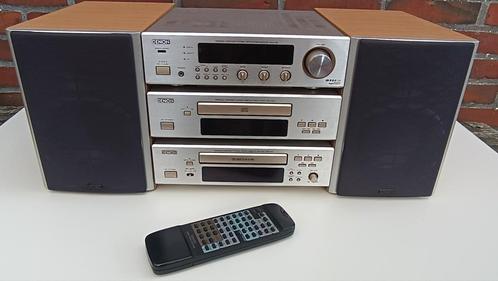 denon set, incl speakers en afstandsbediening., Audio, Tv en Foto, Stereo-sets, Gebruikt, Cassettedeck, Cd-speler, Tuner of Radio