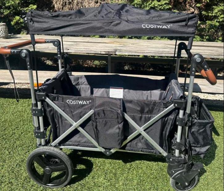 Costway Bolderkar met Accessoires, Caravans en Kamperen, Bolderkarren, Zo goed als nieuw, Opvouwbaar, Ophalen