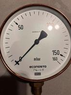 Econosto Manometer 0-160 mbar, Antiek en Kunst, Ophalen