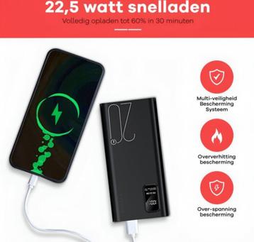  Powerbank 20000mAh – Compact, Snel & Betrouwbaar beschikbaar voor biedingen