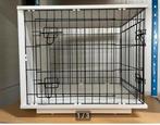 Witte OMLET honden bench, Ophalen of Verzenden, Zo goed als nieuw