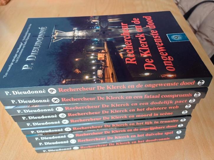 Rechercheur De Klerck serie nr 1 t/m 9, Boeken, Overige Boeken, Zo goed als nieuw, Ophalen