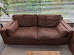 2 Bankstellen micro leder cognac, Ophalen, Gebruikt, 200 tot 250 cm, Leer