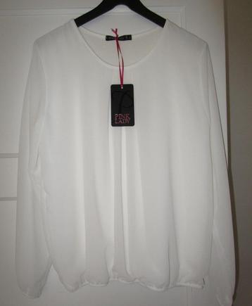 off-white blouson Pink Lady maat L - gevoerd -  lange mouwen beschikbaar voor biedingen