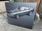 Jaguar oldtimer garage reklameborden 2 stuks, Ophalen, Zo goed als nieuw, Reclamebord