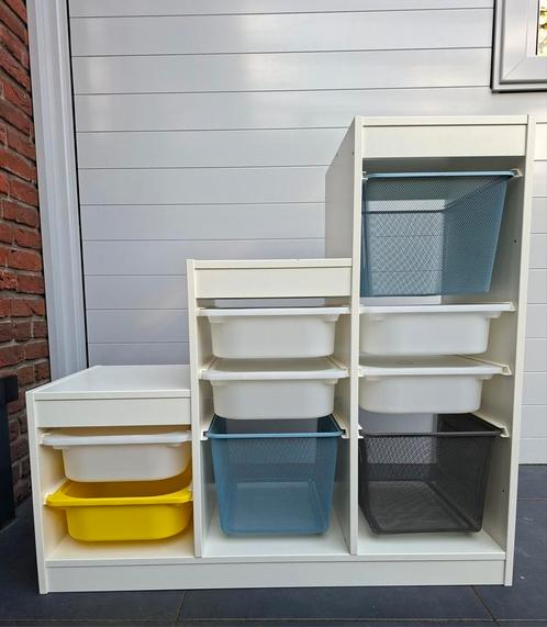 Trofast ikea kast opberg incl bakken, Huis en Inrichting, Kasten | Stellingkasten, Zo goed als nieuw, Ophalen