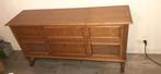 Vintage Houten Audio Meubel, Ophalen, 100 tot 150 cm, Vintage, 25 tot 50 cm