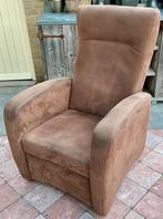 Relaxstoel suedine, Ophalen, Overige materialen, Gebruikt, 75 tot 100 cm