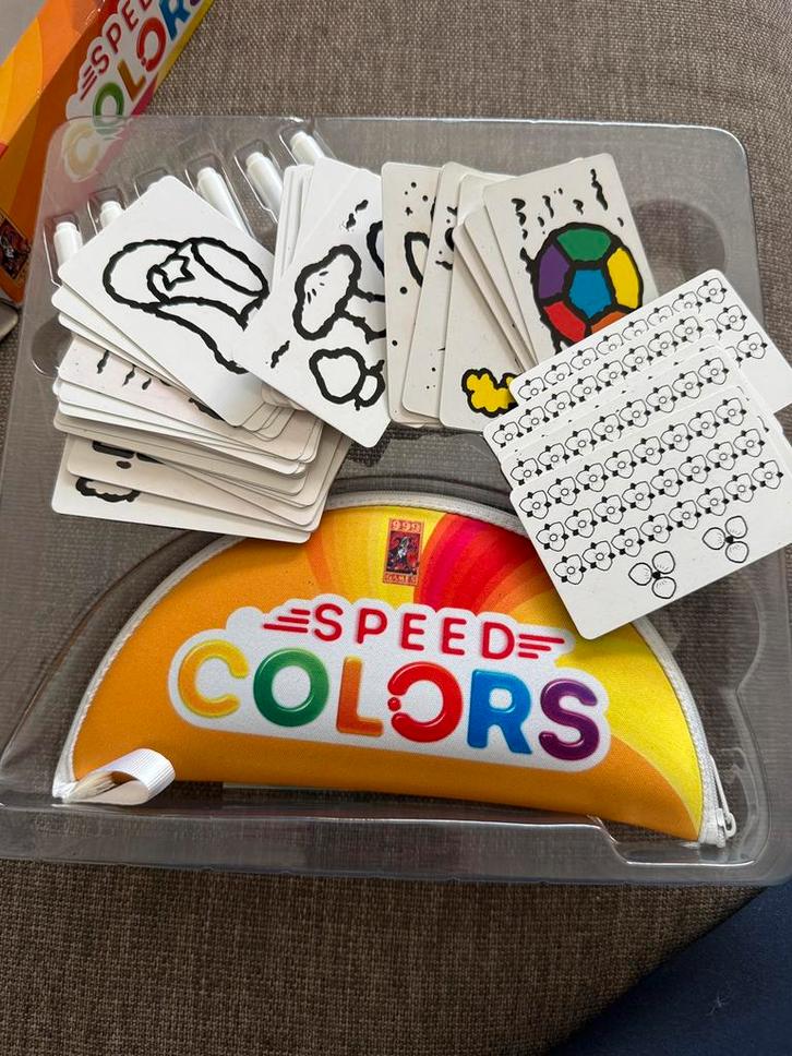 Speedcolors spel, Hobby en Vrije tijd, Gezelschapsspellen | Bordspellen, Zo goed als nieuw, Ophalen
