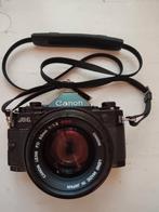 Canon A1 met o.a.  1:1:2 lens Canon, Ophalen of Verzenden, Zo goed als nieuw, Spiegelreflex, Canon