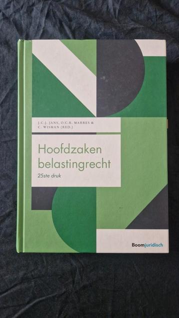 hoofdzaken belastingrecht 25ste druk beschikbaar voor biedingen