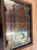 Vintage Coca-Cola Spiegelreclame, Antiek en Kunst, Ophalen, Rechthoekig, 50 tot 100 cm, Minder dan 100 cm