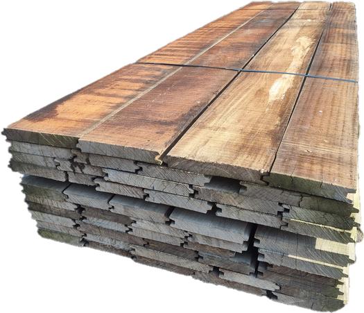 34 m2 hardhouten damwand 4 cm dik - nr: HP76, Tuin en Terras, Palen, Balken en Planken, Nieuw, Planken, 250 cm of meer, Hardhout