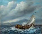 Schilderij van zeilschip, Antiek en Kunst, Ophalen