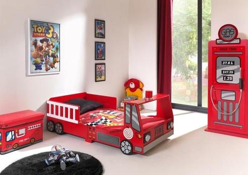 Fire Truck peuterbed - 70x140 - Rood, Kinderen en Baby's, Kinderkamer | Bedden