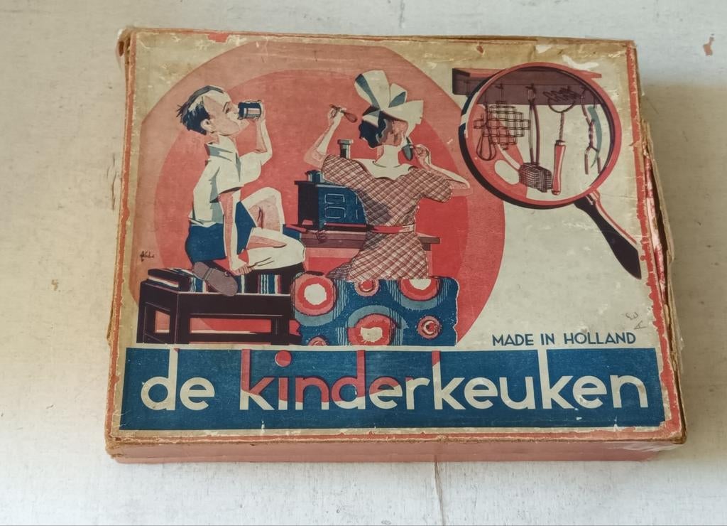 Vintage Kinderkeuken Speelgoed, Antiek en Kunst, Ophalen of Verzenden