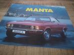 Opel Manta, Ophalen of Verzenden, Zo goed als nieuw, Opel