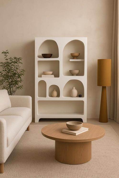 Woood Caz vakkankast wit (groot), Huis en Inrichting, Kasten | Wandmeubels, Nieuw, 150 tot 200 cm, Minder dan 150 cm, 25 tot 50 cm