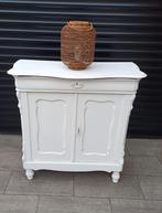 Prachtige witte antiek grenen biedermeier kast/meidenkast, Ophalen of Verzenden, Zo goed als nieuw