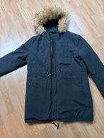 Zwarte Zara Man Winterjas met Capuchon - Maat XL, Kleding | Heren, Jassen | Winter, Ophalen, Zwart, Maat 56/58 (XL), Zo goed als nieuw